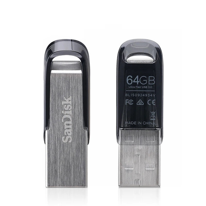 Genuine Sandisk USB 3.0 Pendrive Original CZ73 Ultra Flair 32GB PEN DRIVE 64GB 16GB 128GB 256G USB Flash Drive Memory Stick