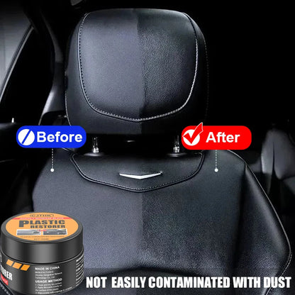 Renovador de Plásticos y Cuero | Back to Black | Cera de Renovación Interior y Exterior | Pulimento y Protector Automotriz