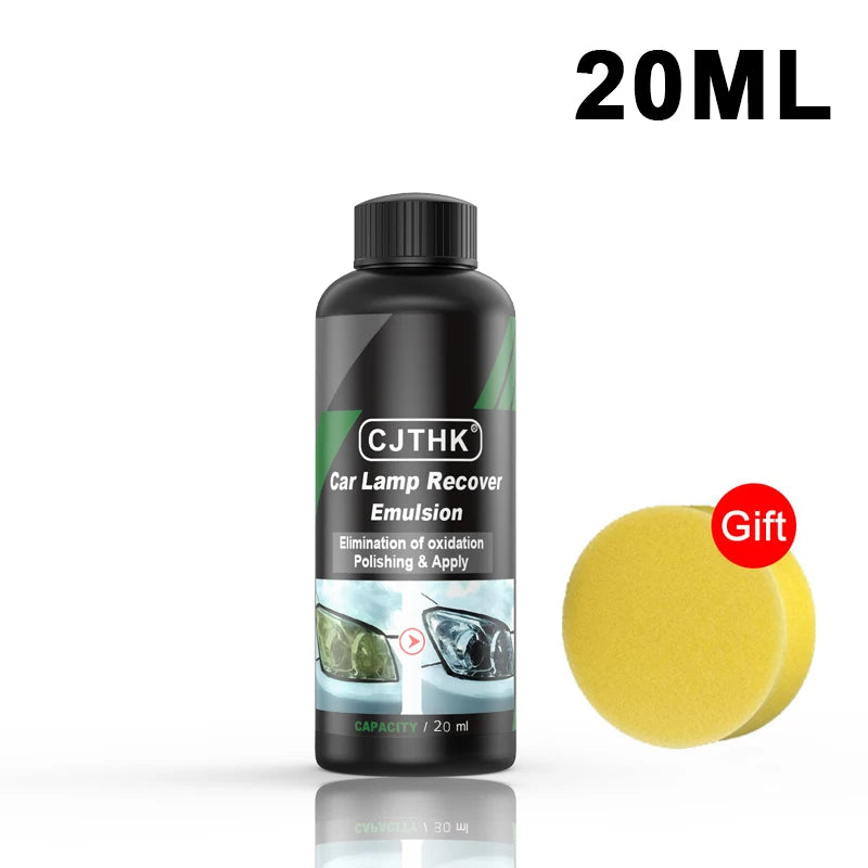 Kit de Restauración de Faros para Coche – Pulido y Reparación, Eliminación de Oxidación y Arañazos, Agente Renovador P8