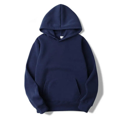 Hoodie Básico de Felpa – Sudadera con Capucha Unisex, Económica y Versátil para Hombre