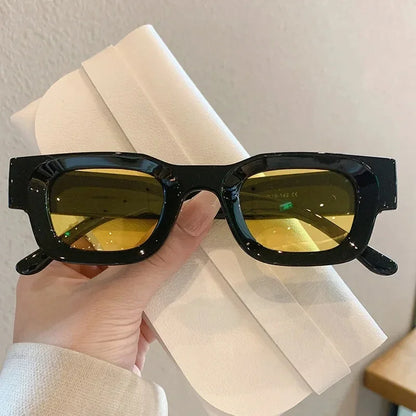 Gafas de Sol Retro Rectangulares Pequeñas | Estilo Punk Vintage Unisex UV400