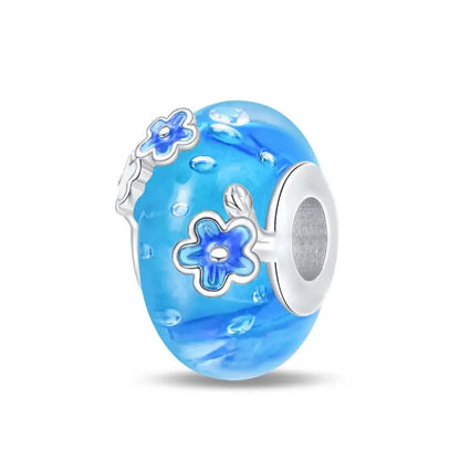 Charm separador redondo plata 925 con circonitas de colores – Compatible Pandora, joyería DIY elegante
