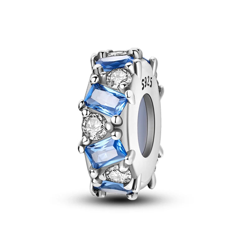 Charm de Plata 925 con Mariposa y Dragón – Abalorio Colorido con Zirconia Arcoíris para Pulseras DIY