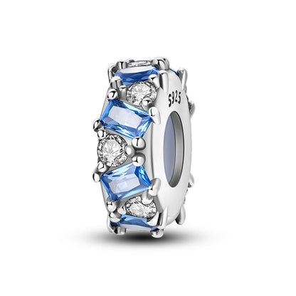 Charm de Plata 925 con Mariposa y Dragón – Abalorio Colorido con Zirconia Arcoíris para Pulseras DIY