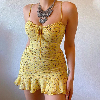Vestido Camisole Floral Mujer | Vestido Verano Casual Sexy y Cómodo