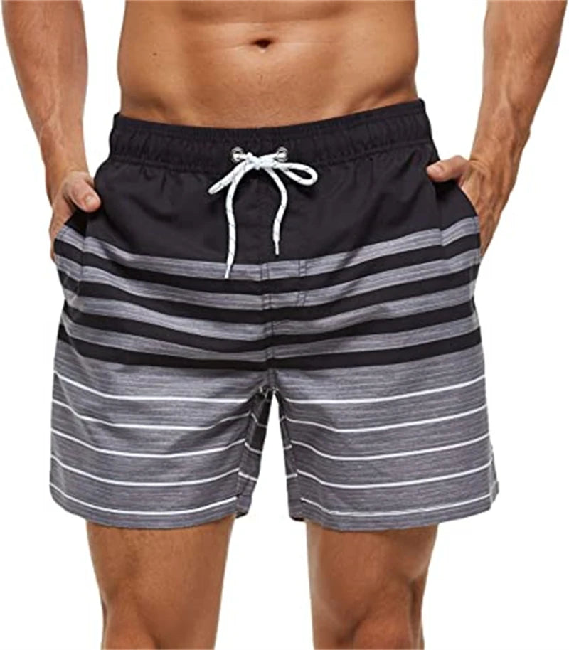 Shorts Hombre Verano con Bolsillos | Pantaloneta Playa Surf Secado Rápido