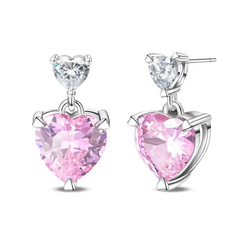 Aretes Primavera Plata 925 | Abeja, Flor y Mariposa | Aros Dobles Mujer
