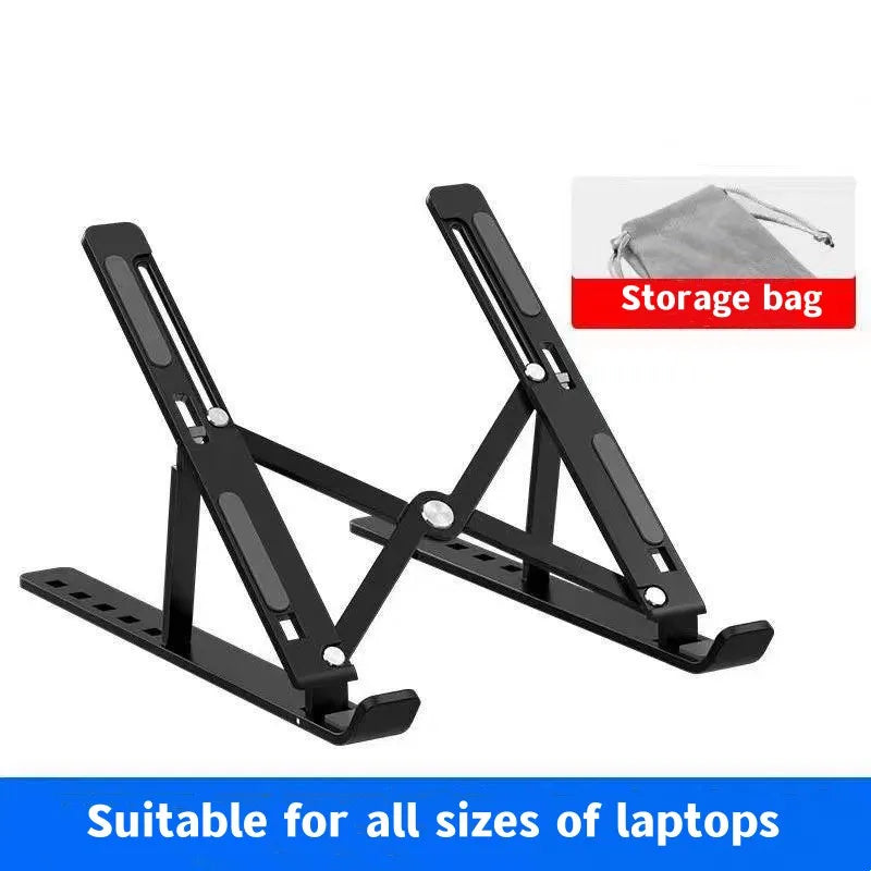 Soporte Portátil para Laptop de Aluminio | Base Plegable Ajustable para Notebook y MacBook | Accesorio Ergonómico