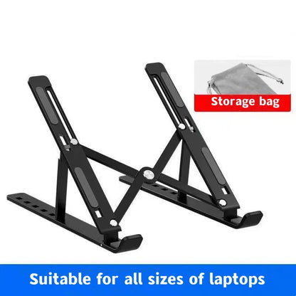 Soporte Portátil para Laptop de Aluminio | Base Plegable Ajustable para Notebook y MacBook | Accesorio Ergonómico