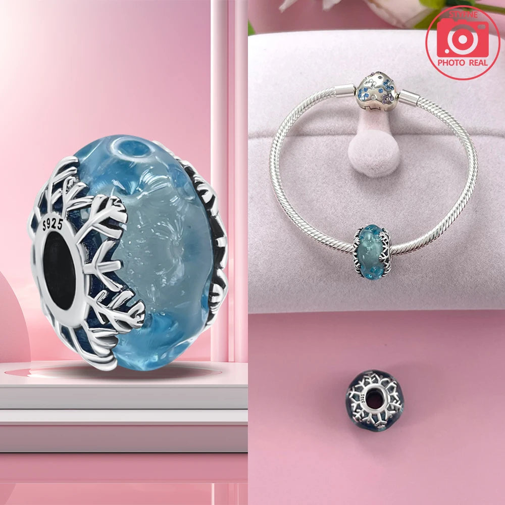 Charm Colgante Pareja Plata 925 y Oro Rosa | Compatible Pandora Original | Pulsera o Collar Mujer
