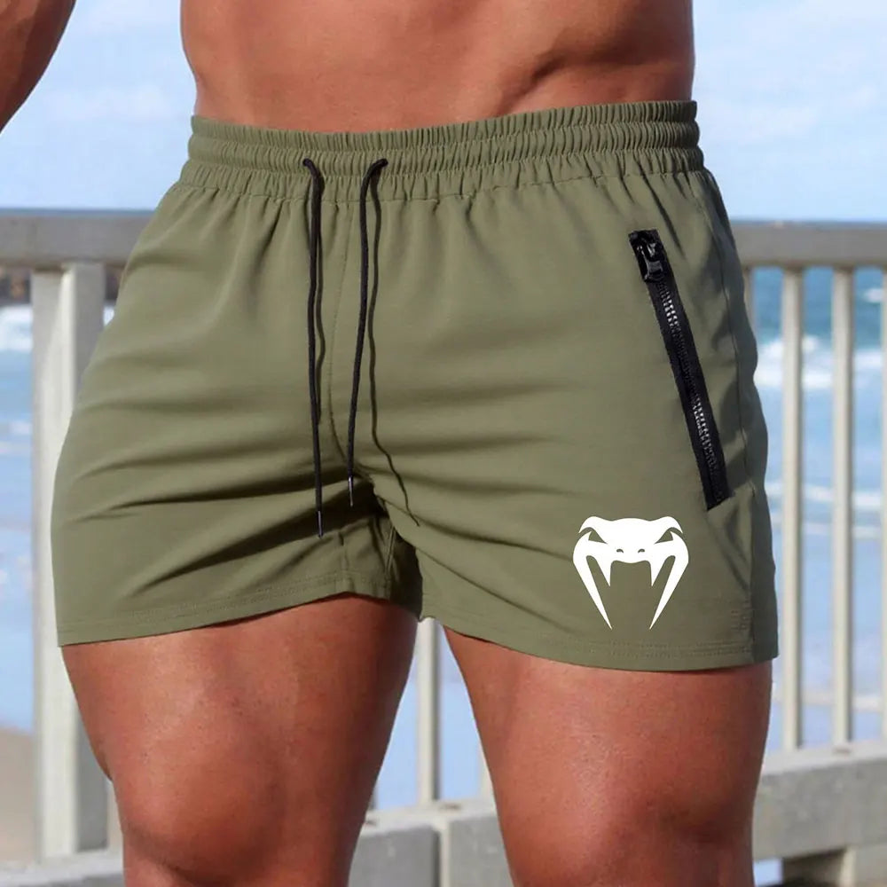 Shorts de Playa para Hombre con Estampado de Serpiente – Bañador Verano Moderno y Transpirable