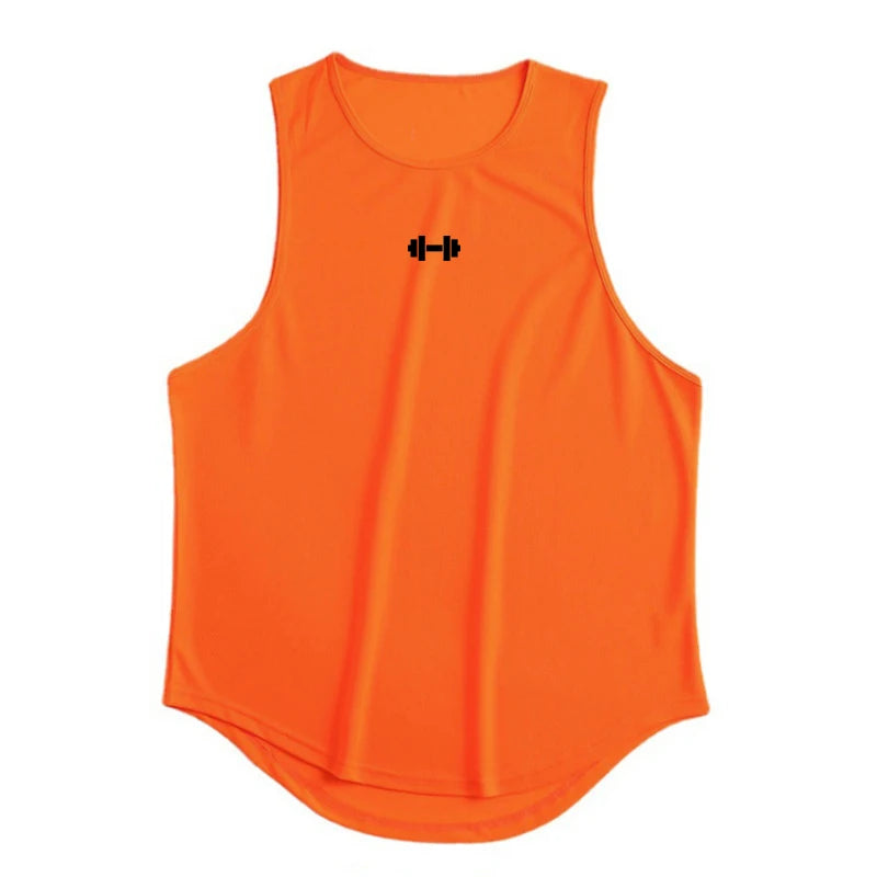 Tank Top Deportivo de Hombre – Fitness, Gym y Bodybuilding, Secado Rápido, Sin Mangas, Corte Loose, Verano, Moda y Baloncesto