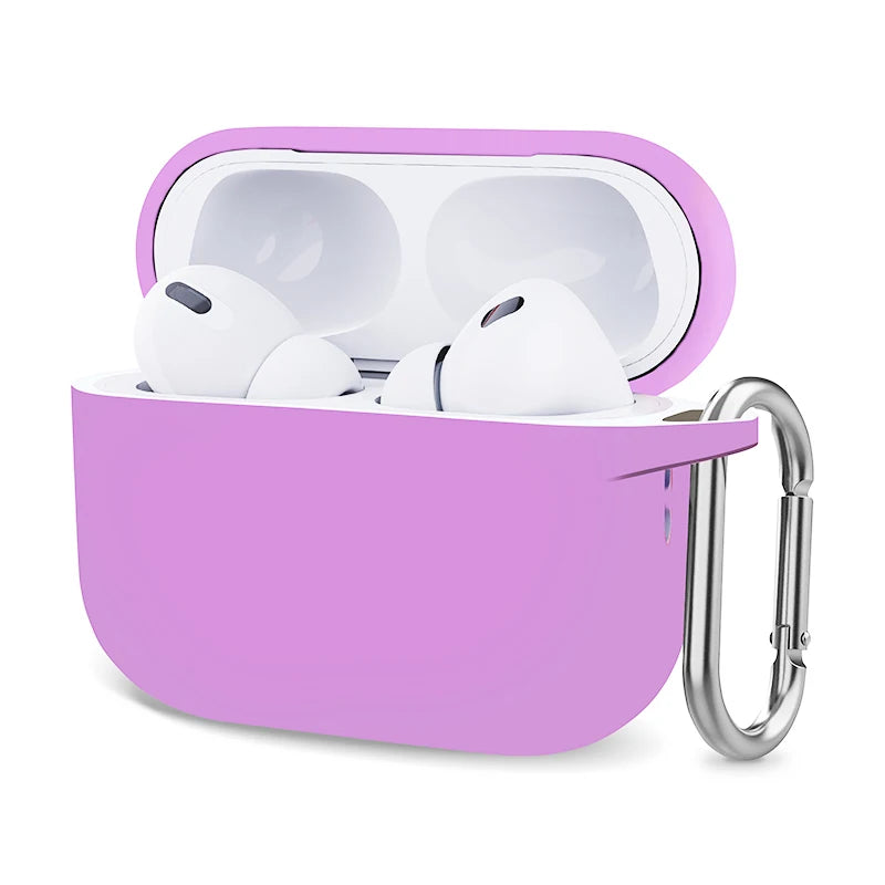 Funda de Silicona para AirPods Pro 2 / AirPods 3 / 2 / 1 – Protector Antigolpes para Estuche Bluetooth con Llavero