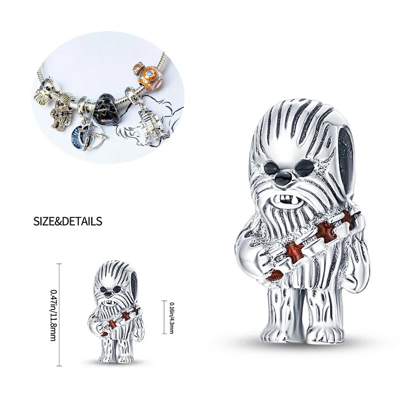 Charm Harry Potter plata 925 – Abalorio mágico de la serie para pulsera tipo Pandora