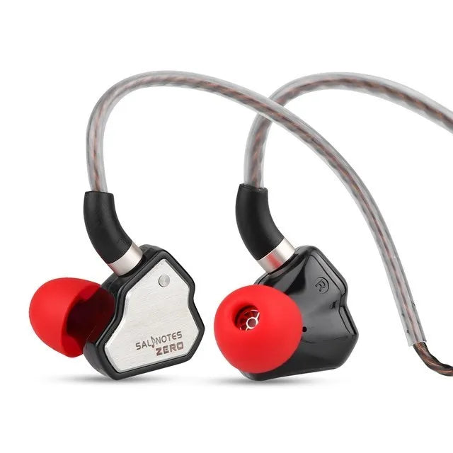7Hz Salnotes Zero HiFi IEM | Auriculares In-Ear con Driver Dinámico 10mm, Diafragma Metálico, Cable OFC Desmontable, N52 Magnet