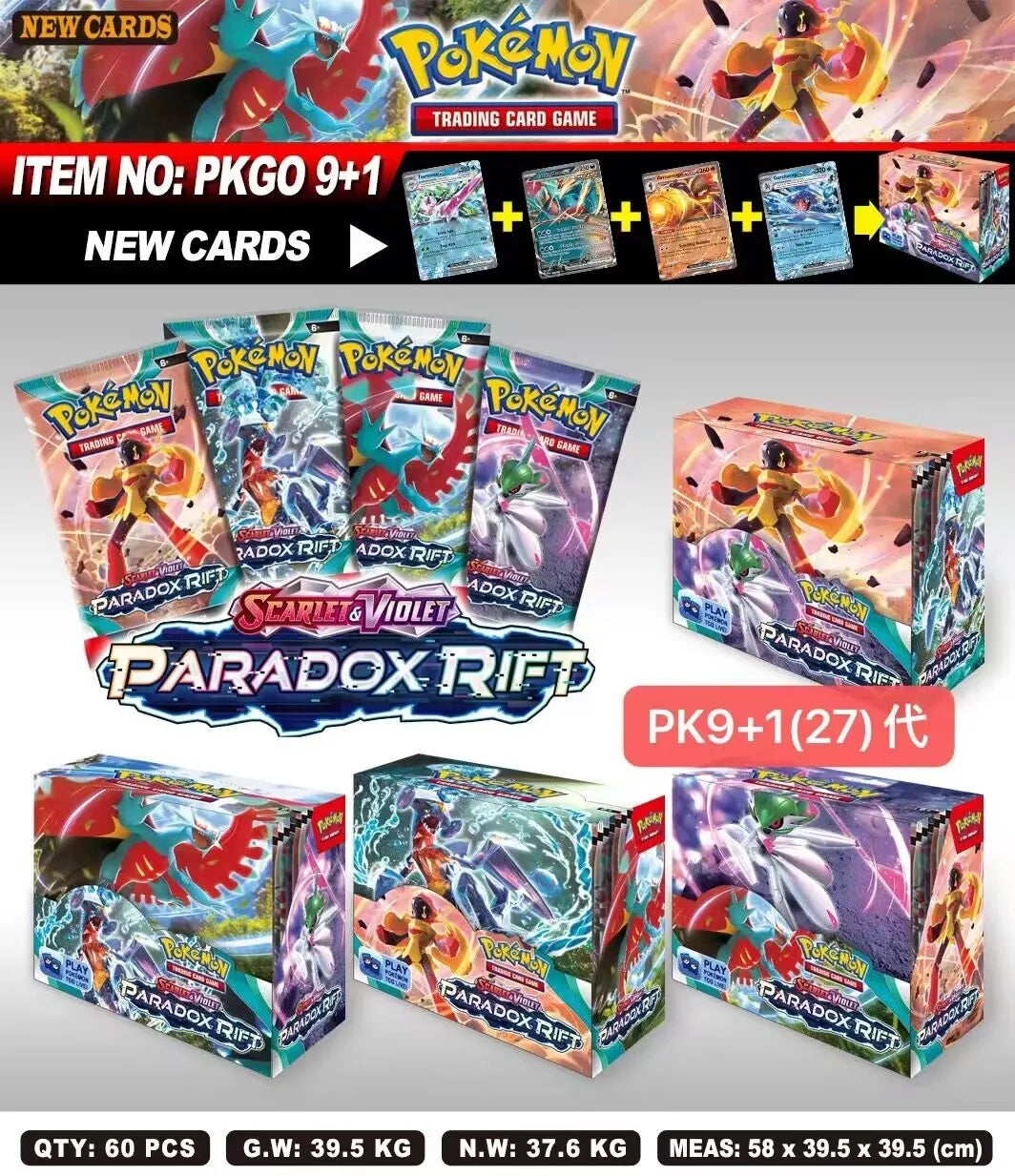 Set de Cartas Pokémon 324/360 Pcs – Brilliant Stars, 151, Prismatic Evolutions & Paldean Fates | Booster Box en Inglés