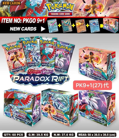 Set de Cartas Pokémon 324/360 Pcs – Brilliant Stars, 151, Prismatic Evolutions & Paldean Fates | Booster Box en Inglés