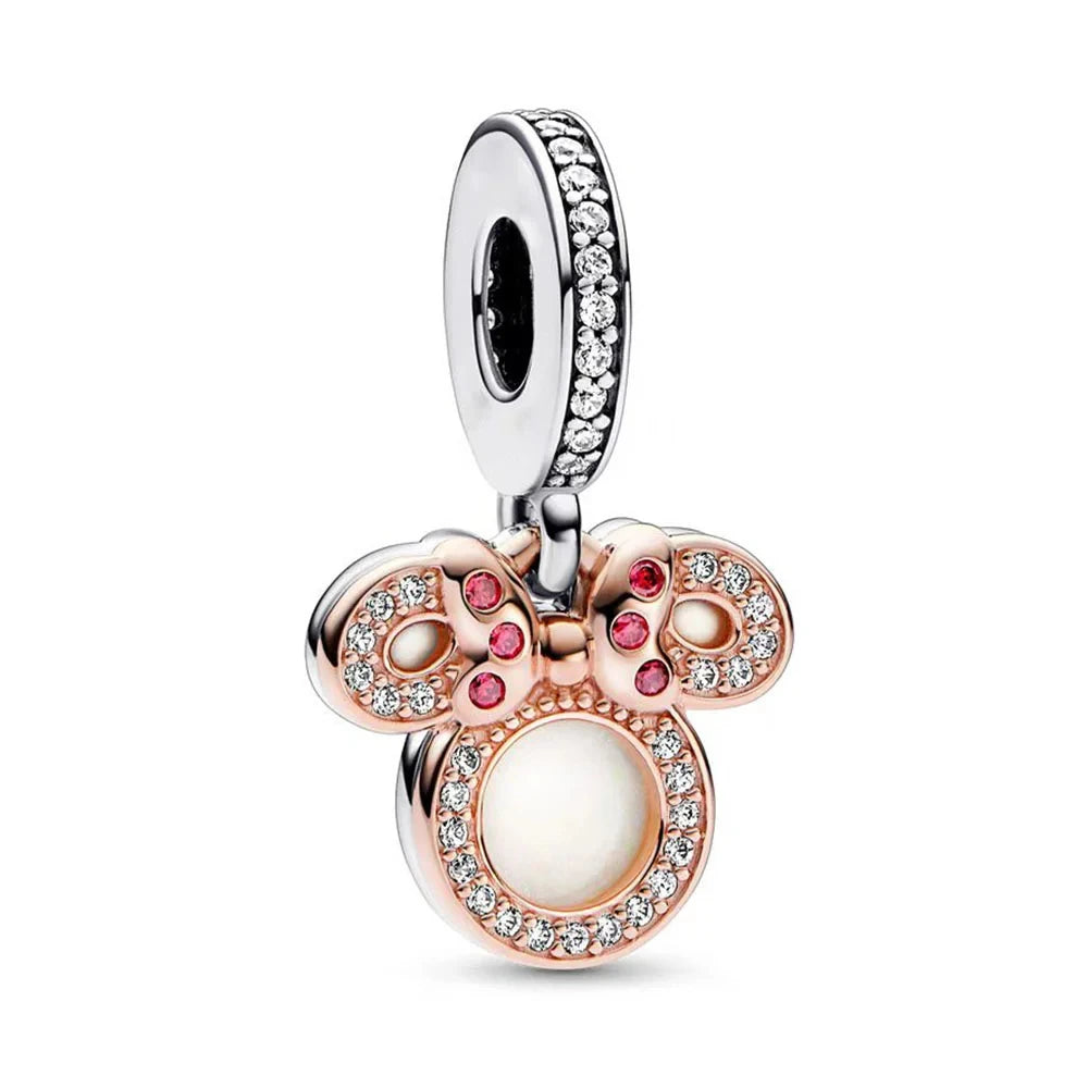 Charm Disney 100º Aniversario Mickey Mouse – Abalorios Princesa y Calabaza para Pulseras Originales Mujer