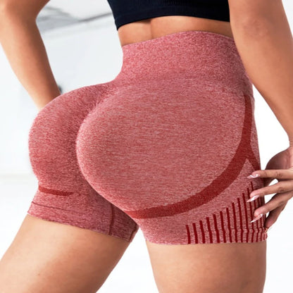 Shorts de Yoga Deportivos Mujer | Seamless Alta Elasticidad, Cintura Alta, Secado Rápido y Estilo Fitness Casual