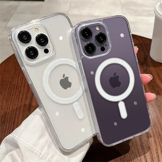 Funda Magnética Transparente para iPhone | Compatible con MagSafe
