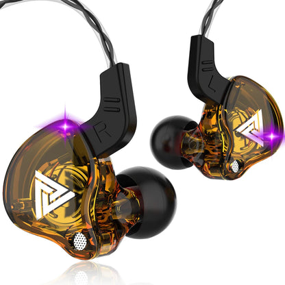 Auriculares In-Ear QKZ AK6 Originales | 6 Unidades Dinámicas con Micrófono, Sonido HIFI Estéreo y Subwoofer Deportivo