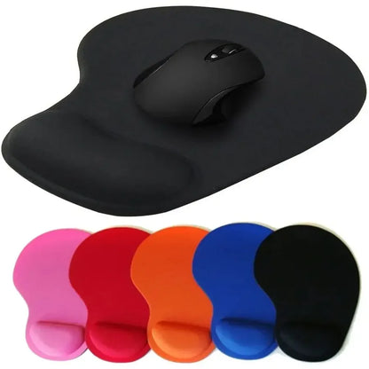 Alfombrilla de Ratón con Reposamuñecas – Pad de Escritorio Ergonómico con Espuma Viscoelástica Suave y Ultraligera para Oficina
