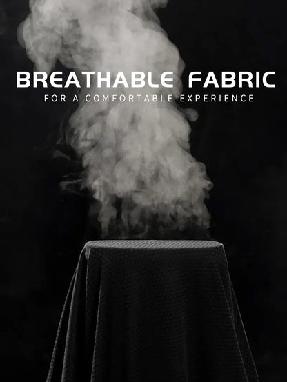 Pack de 7 Camisetas Negras de Hombre – Cuello Redondo, Ultra Ligeras, Secado Rápido, Transpirables y Absorbentes, Fitness, Gym y Running