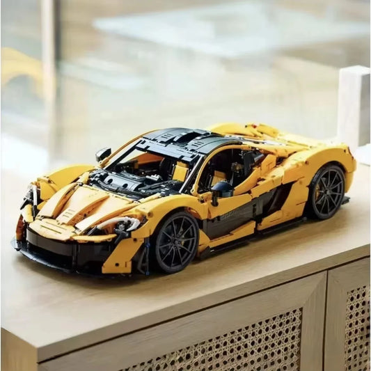 Set de Bloques P1 Supercar – Kit de Construcción Mecánica para Adultos, Juguete de Ingeniería DIY con Sistema Building Moc