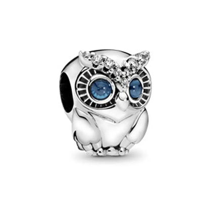 Charm Serie Océano en Plata 925 – Abalorios Tortuga, Cangrejo y Sirena para Pulsera Original Mujer