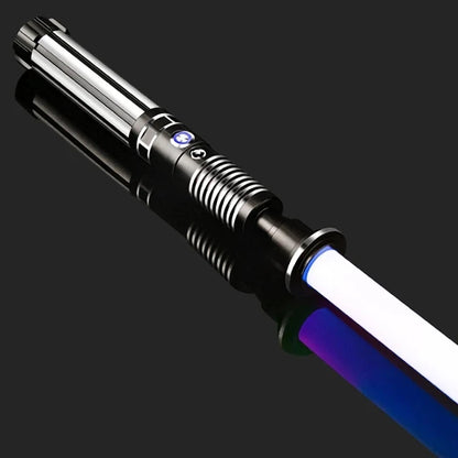 RGB Metal Lightsaber Dueling Smooth Swing Laser Sword Sabre De Luz 16 Color Changing 16 Sounds FOC Rave Flashing Toy