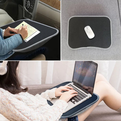 Mesa Multifuncional para Laptop MUMUCC – Bandeja Plegable con Cojín y Superficie Dura para Mouse