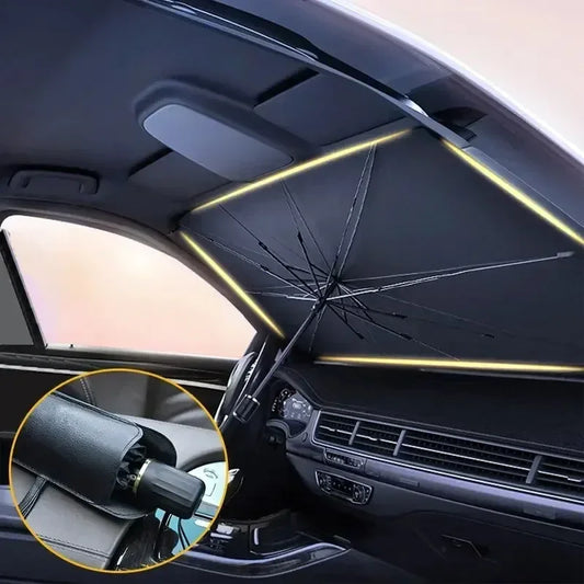 Parasol para Coche | Protector Solar Plegable para Parabrisas y Ventanas Laterales