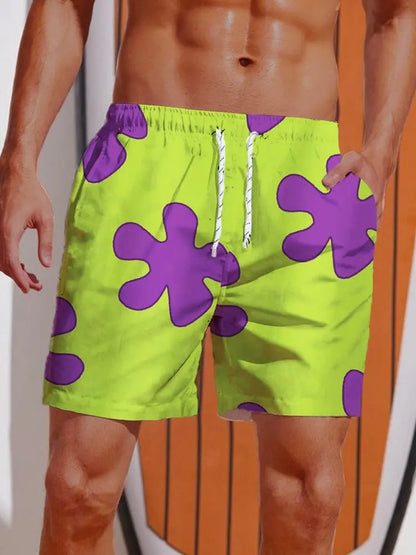 Bañador Hombre Estampado Divertido 3D | Shorts Playa Unisex Secado Rápido – Swimwear Surf y Deportes