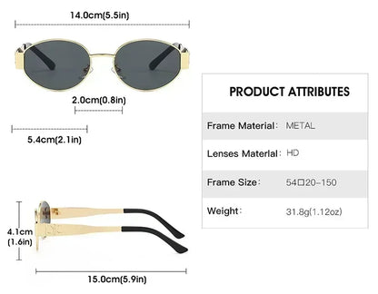 Gafas de Sol Metálicas Unisex UV400