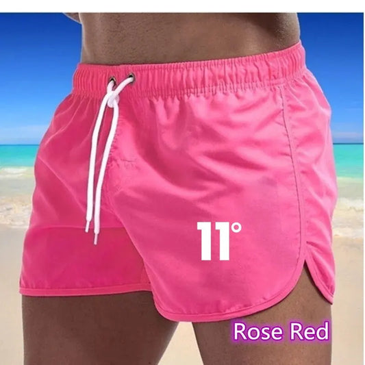 Shorts Hombre Número 2025 | Pantaloneta Playa Low Rise Transpirable Verano