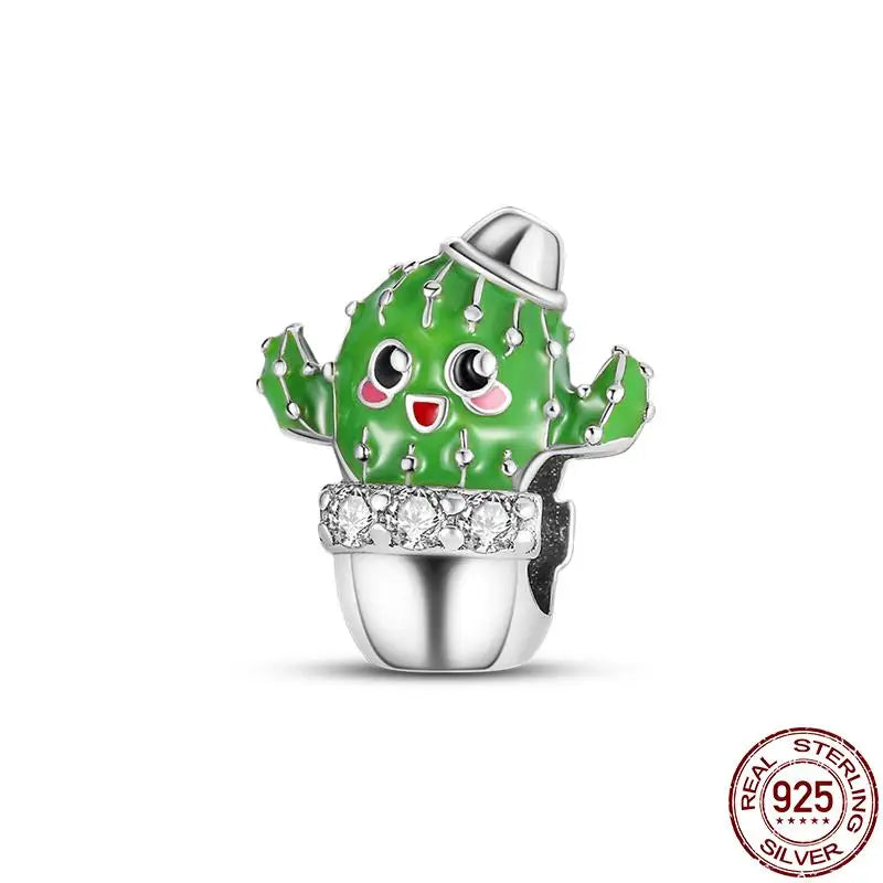 Charm animal mascota en plata 925 – Abalorio elegante para pulsera o collar tipo Pandora, joyería personalizada mujer