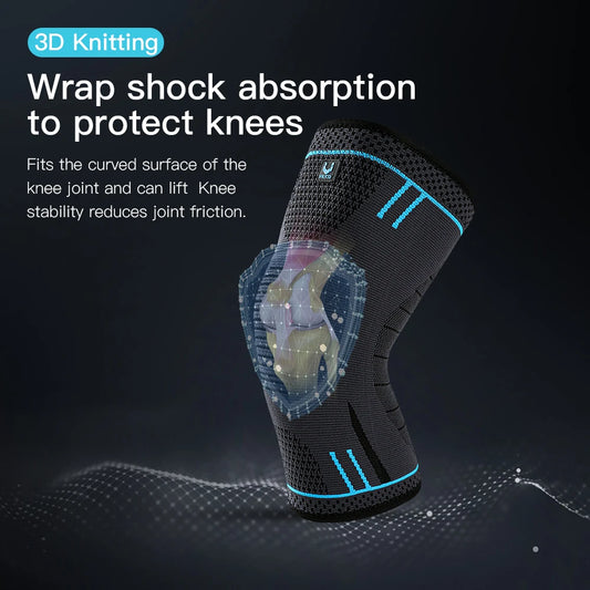 Rodillera de Protección para Ciclismo – Rodillera Deportiva Antigolpes con Cojín de Espuma, Elástica y Transpirable