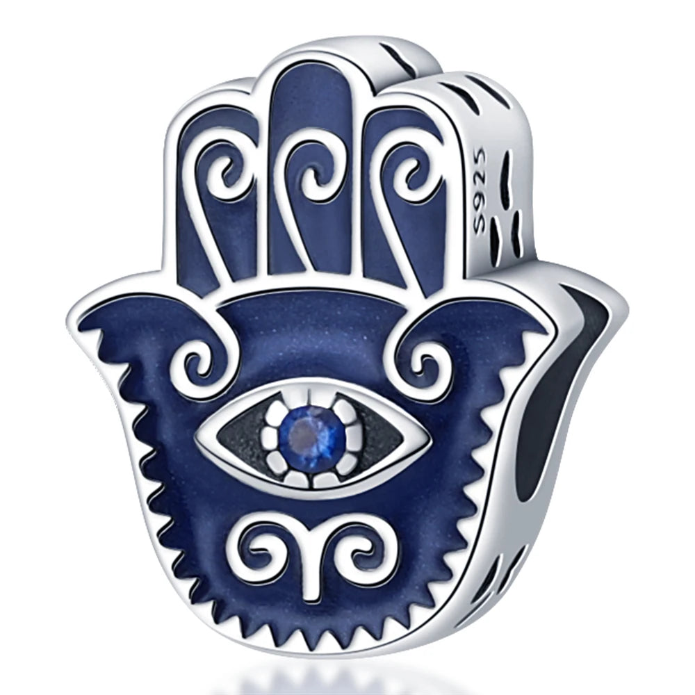 Charm camaleón y luciérnaga que brilla en la oscuridad – Plata 925 para pulsera tipo Pandora, joyería DIY única