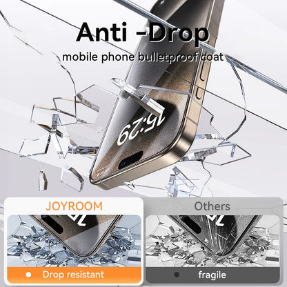 Joyroom Protector de Pantalla de Vidrio Templado HD | Compatible con iPhone 11/12/13/14/15/16 Pro Max | Protección Completa