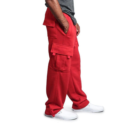 Pantalón Jogger Hombre Oversize | Sweatpants Deportivos Streetwear con Múltiples Bolsillos