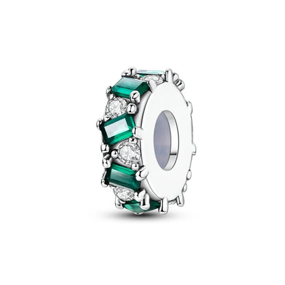 Charm de Plata 925 con Mariposa y Dragón – Abalorio Colorido con Zirconia Arcoíris para Pulseras DIY