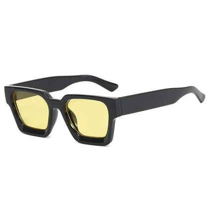 JNPCXI Gafas de Sol Cuadradas de Lujo | Retro Fashion Unisex UV400