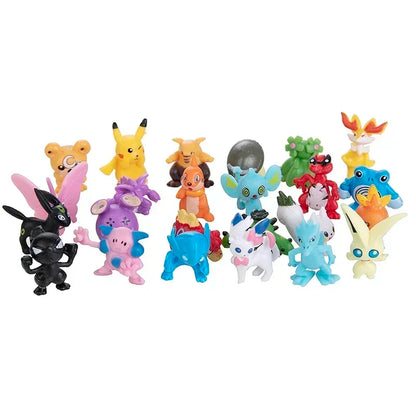 144 Estilos Pokémon Figuras de Acción – Pikachu y Personajes de Anime | Juguetes Coleccionables y Decoración