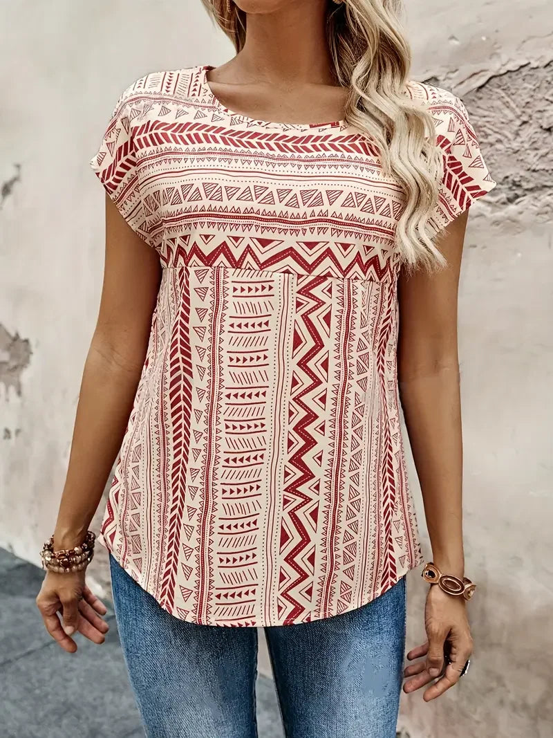 Camiseta Oversize Unisex Clásica | Estampado Rayas Casual Verano