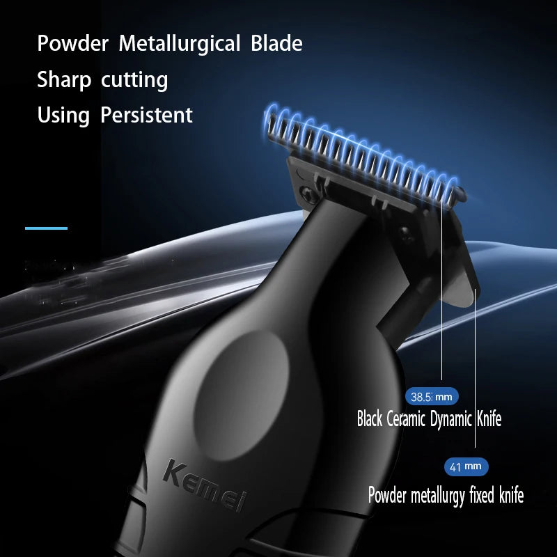 Kemei KM-2296 KM-2299 KM-1102 Cortapelos Profesional Hombre | Máquina Eléctrica Recargable de Corte y Afeitado