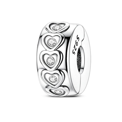 Charm de Plata 925 Araña, Mariposa y Zirconia – Abalorios Elegantes para Pulseras Originales 3mm
