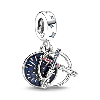 Charm Sobre Plata 925 | Serie Mago | Compatible Pulsera Pandora 3mm