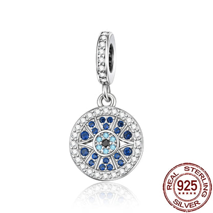 Charm Mano de Fátima con Ojo Todo lo Ve en plata 925 – Compatible Pandora, pulsera y collar mujer 2025