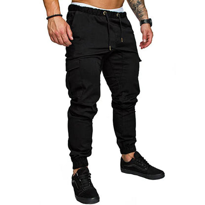 Pantalones Jogger de Moda para Hombre – Streetwear 2025, Cargo, Multi-Bolsillos, Casual, Fitness y Gym