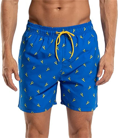 Shorts Hombre Verano con Bolsillos | Pantaloneta Playa Surf Secado Rápido
